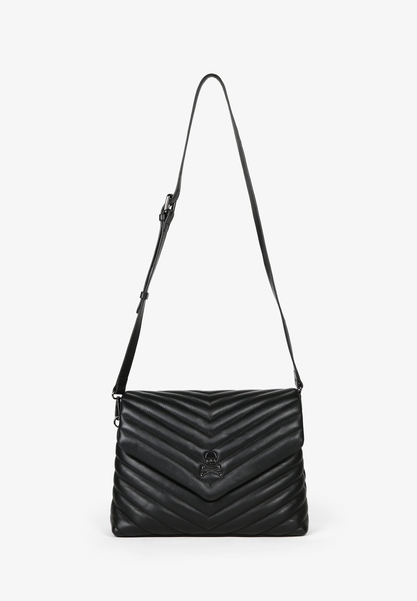 QUILTED LEATHER CROSSBODY BAG