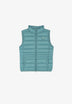 PUFFER VEST WITH SKULL
