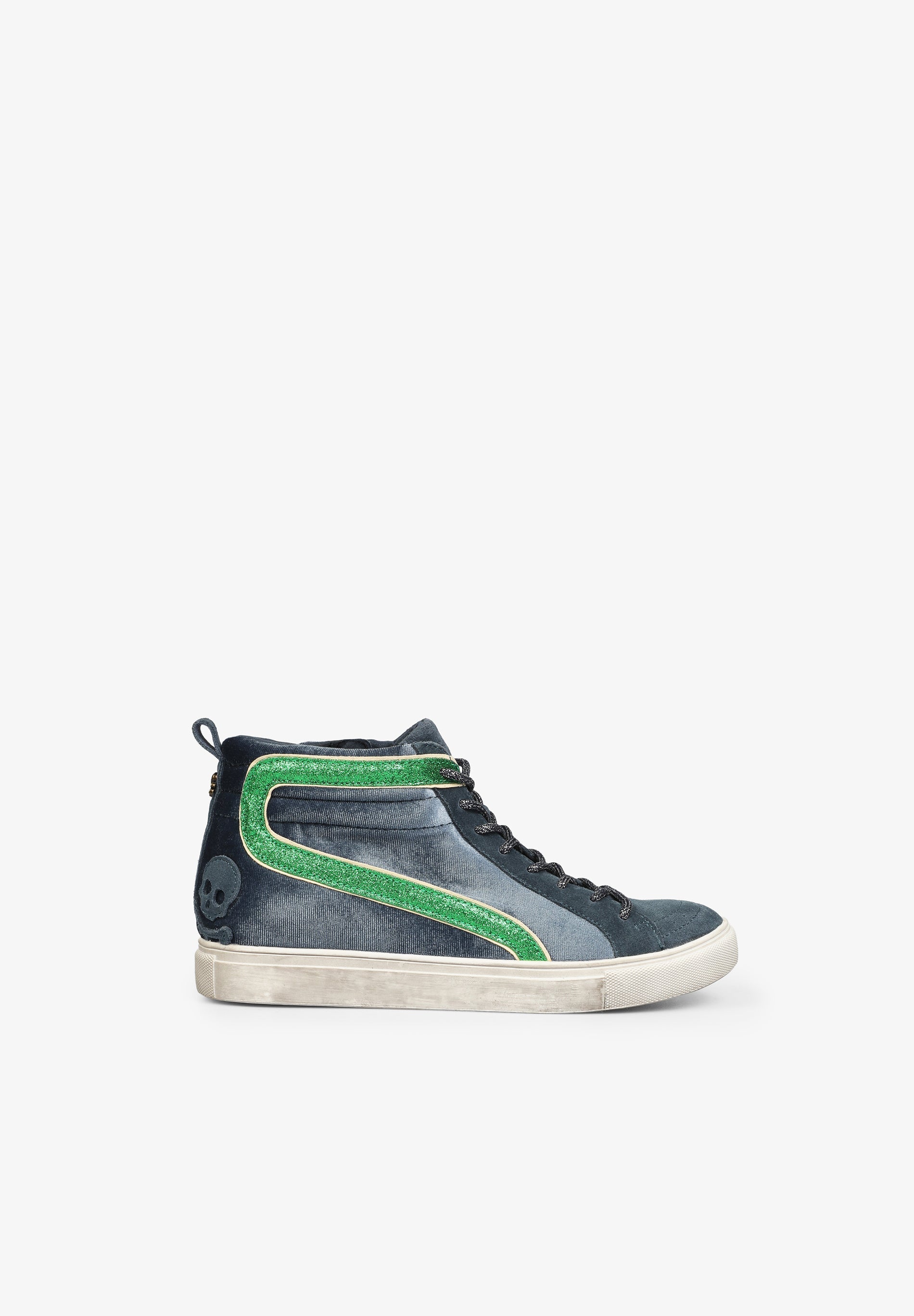 Velvet high top on sale sneakers