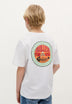 T-SHIRT WITH RAISED BACK PRINT