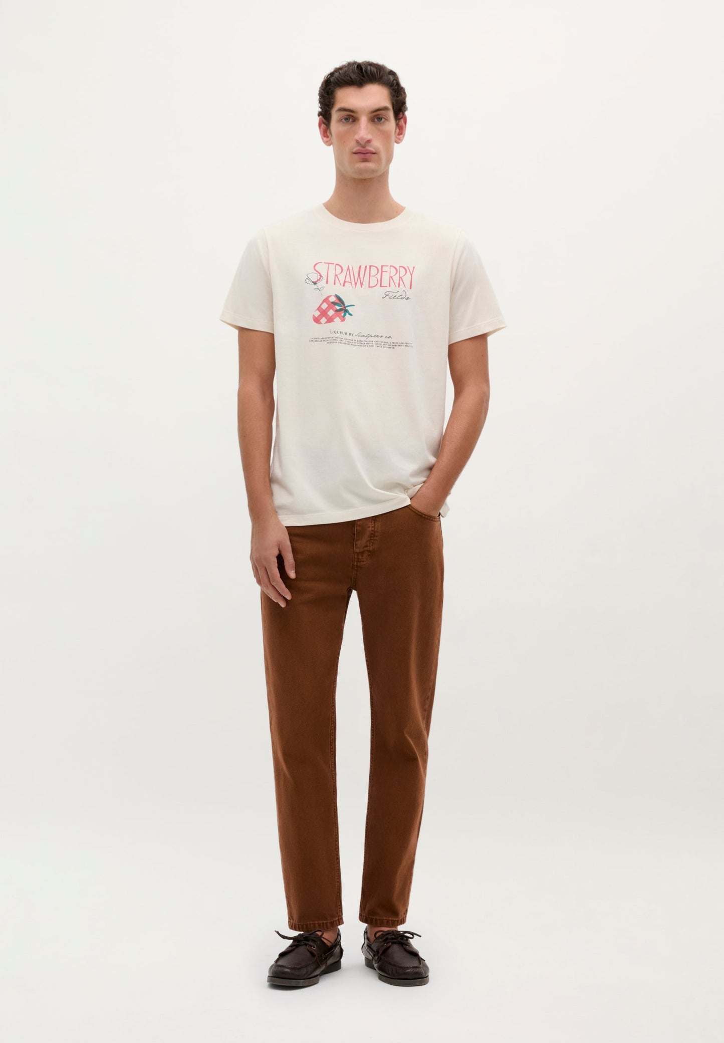 T-SHIRT WITH FRONT PRINT