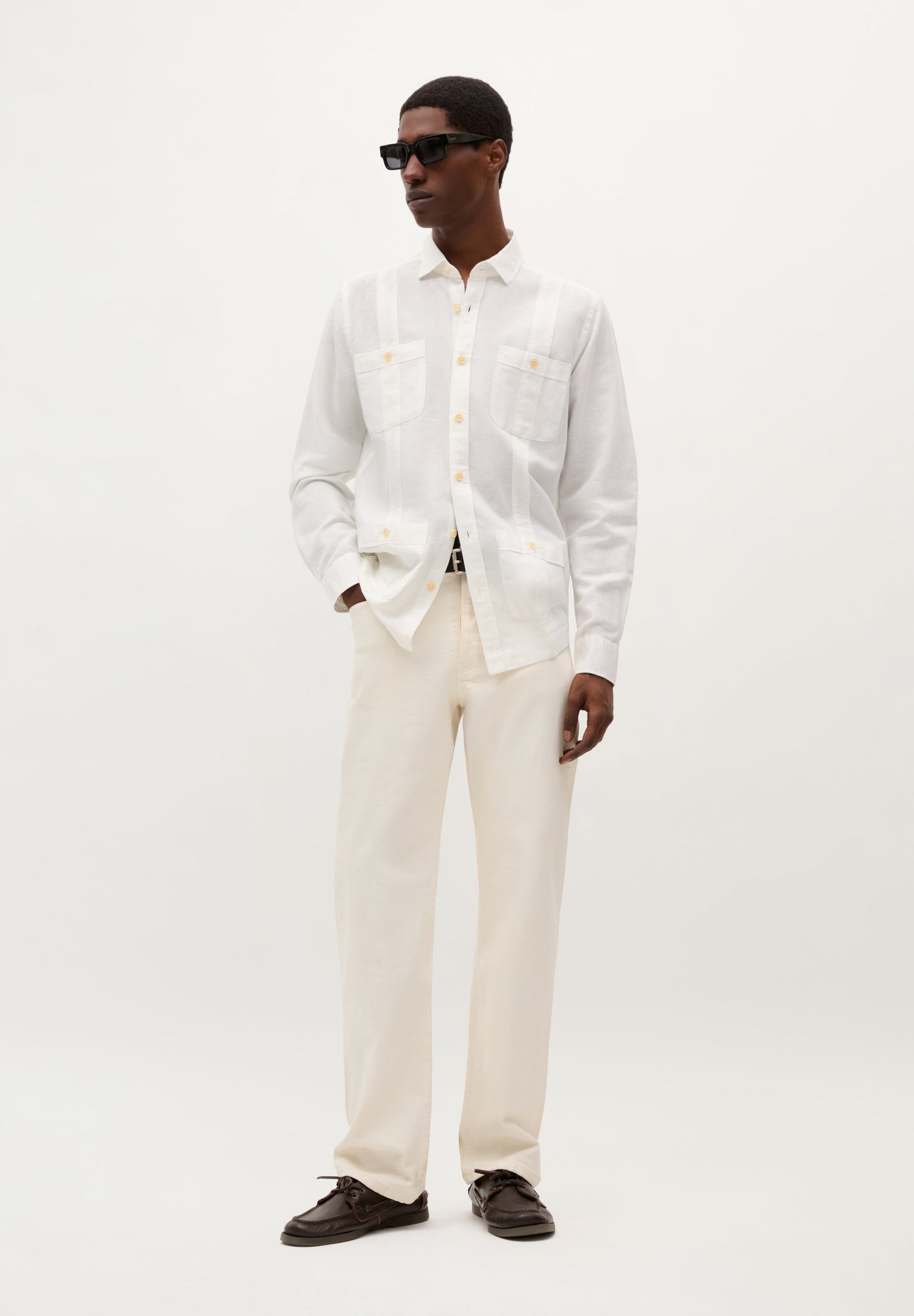 LINEN SAFARI SHIRT