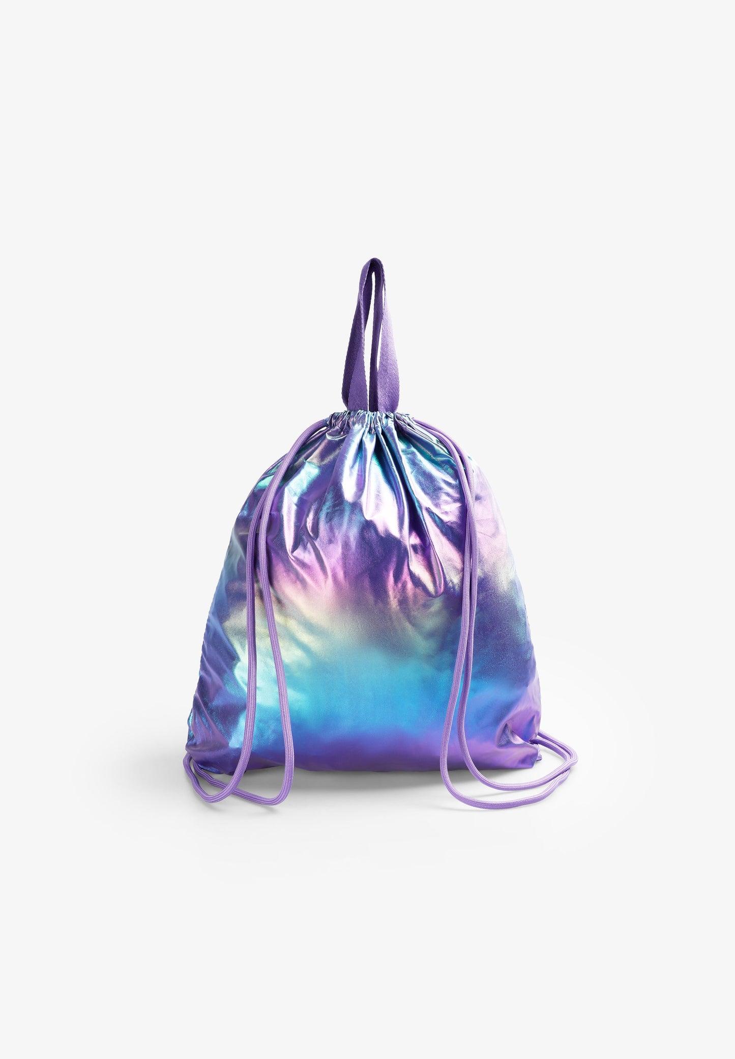 METALLIC BUCKET BAG