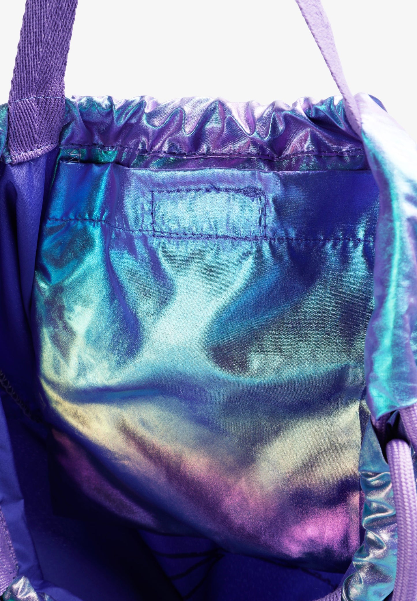 METALLIC BUCKET BAG