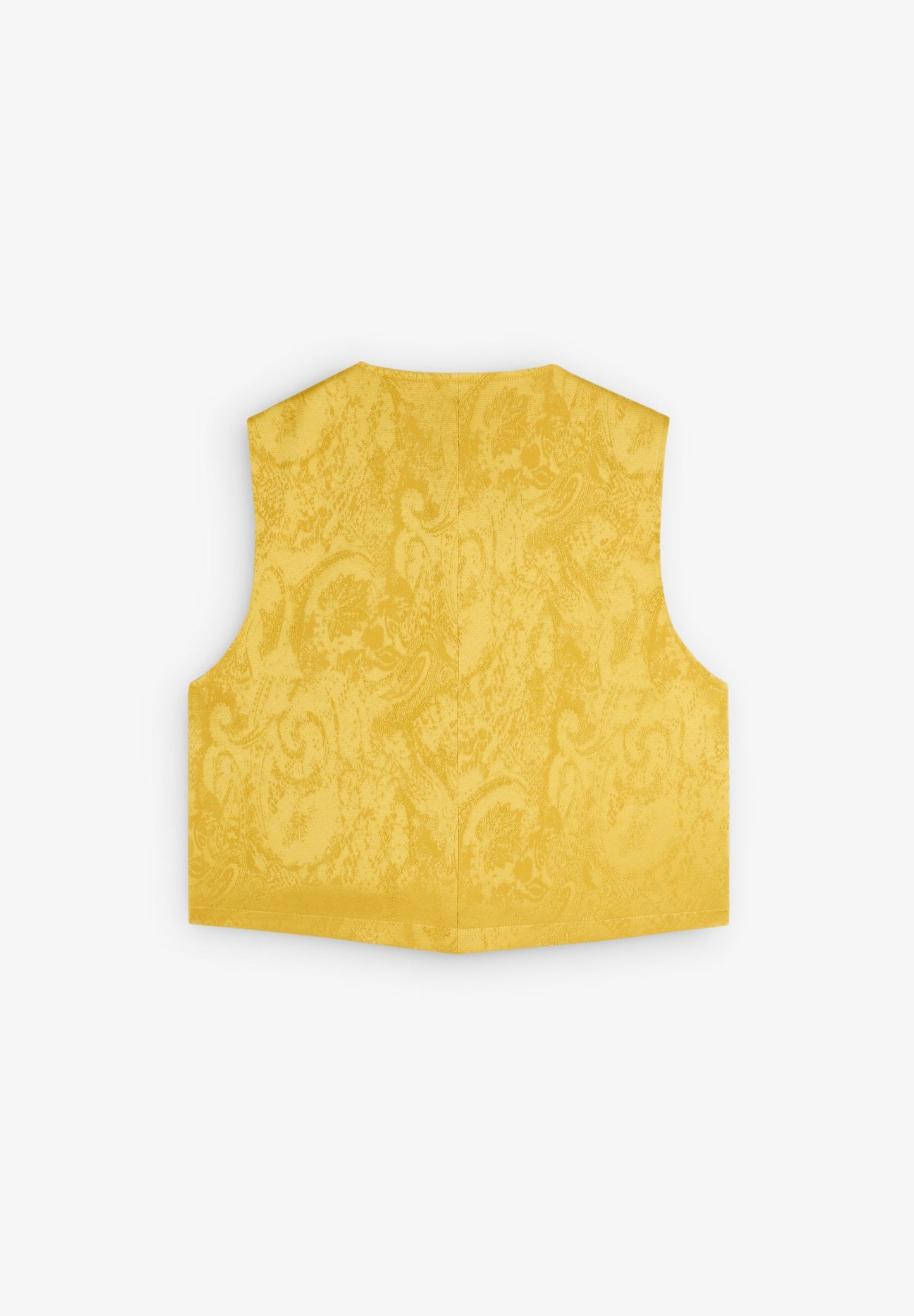 CROPPED JACQUARD WAISTCOAT