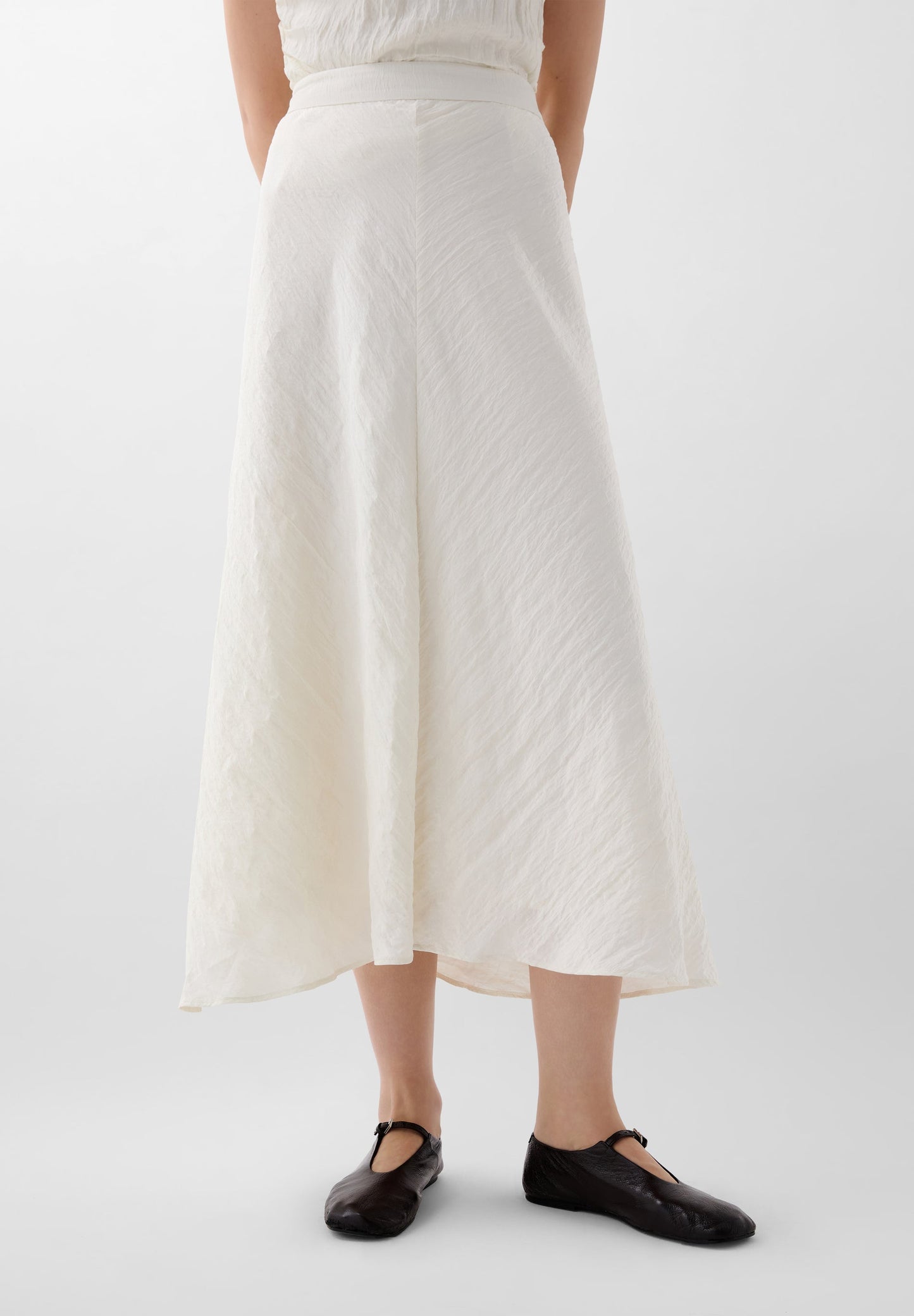 SOFT RUSTIC MIDI SKIRT
