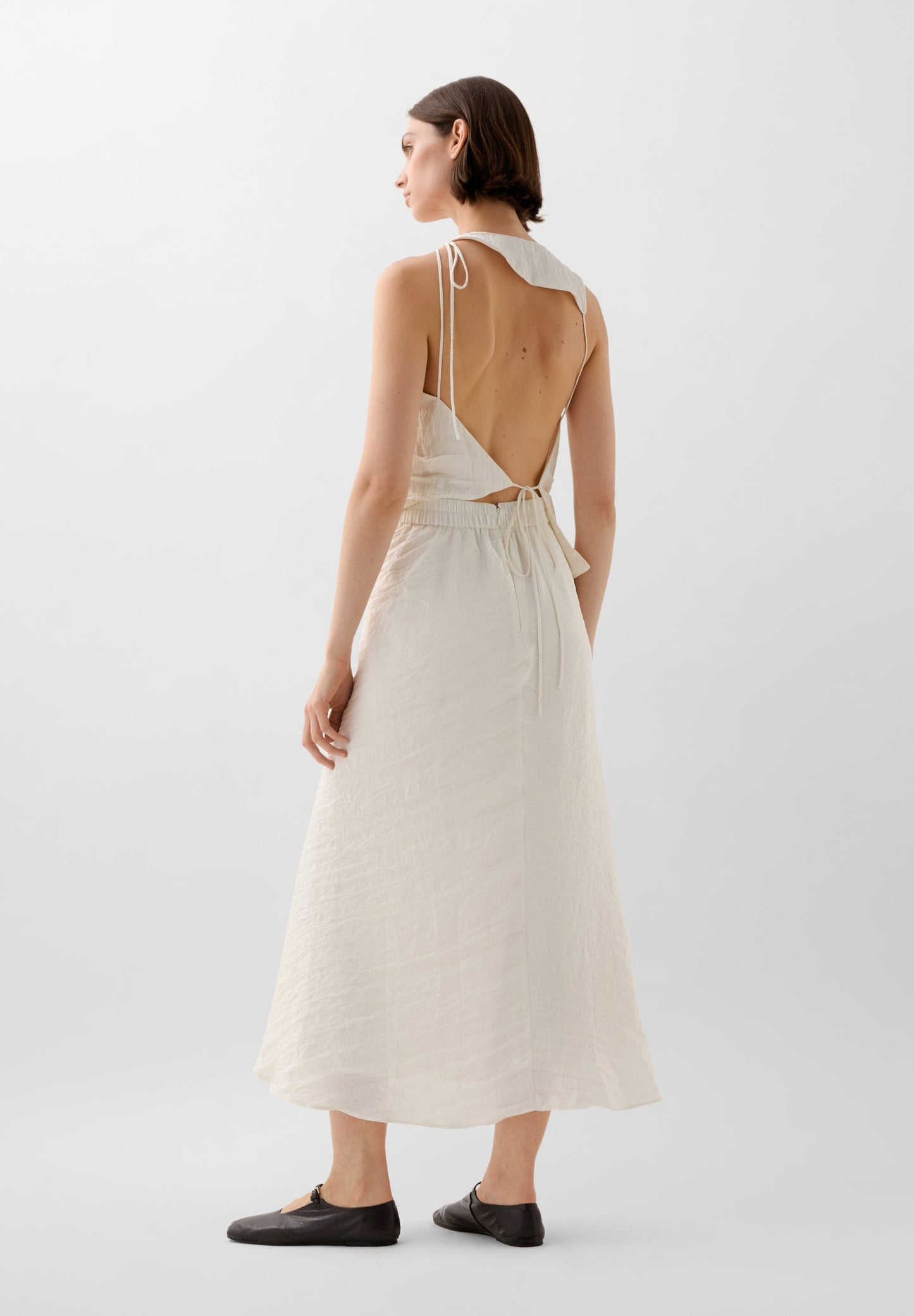 SOFT RUSTIC MIDI SKIRT
