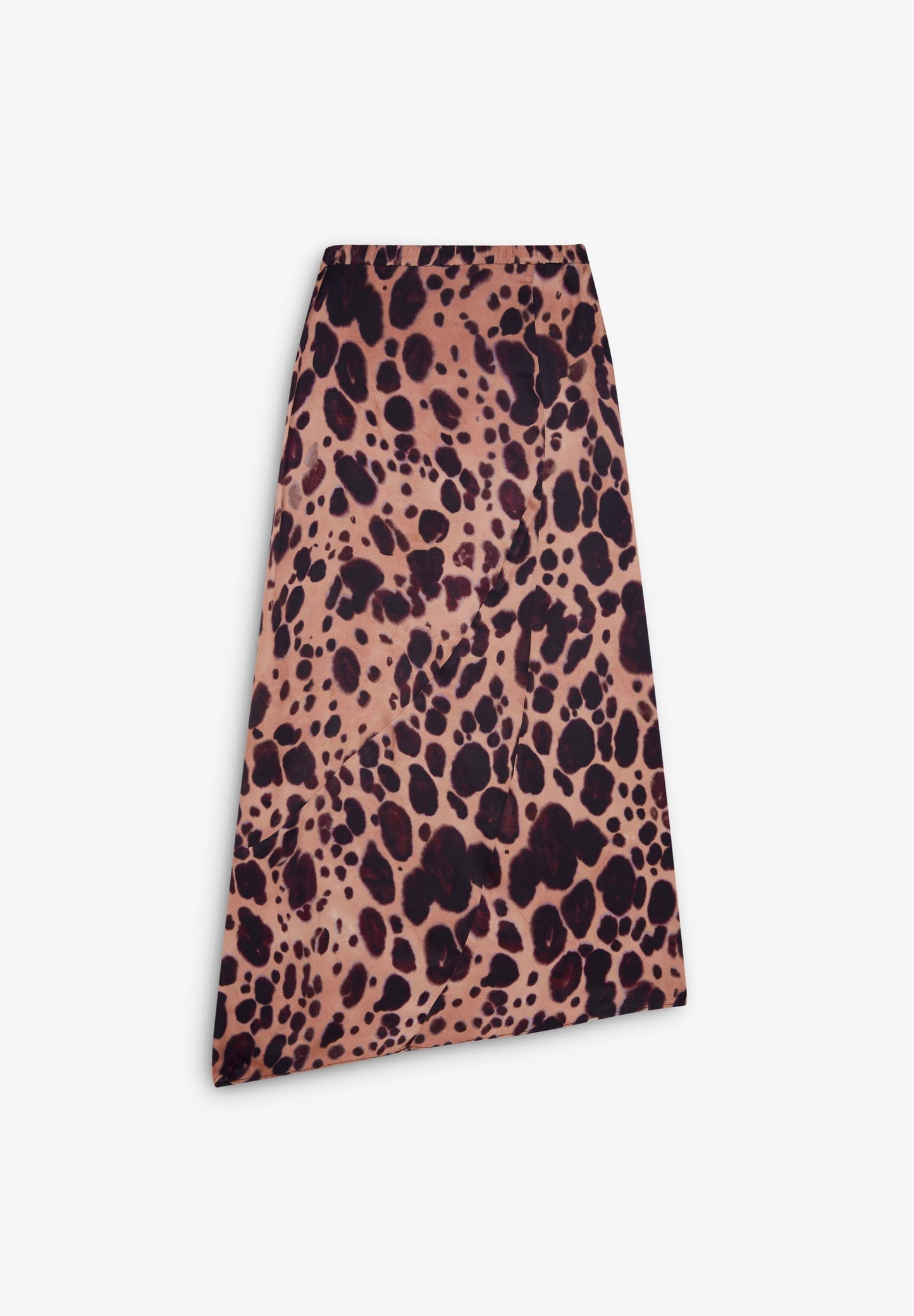 ANIMAL PRINT MIDI SKIRT