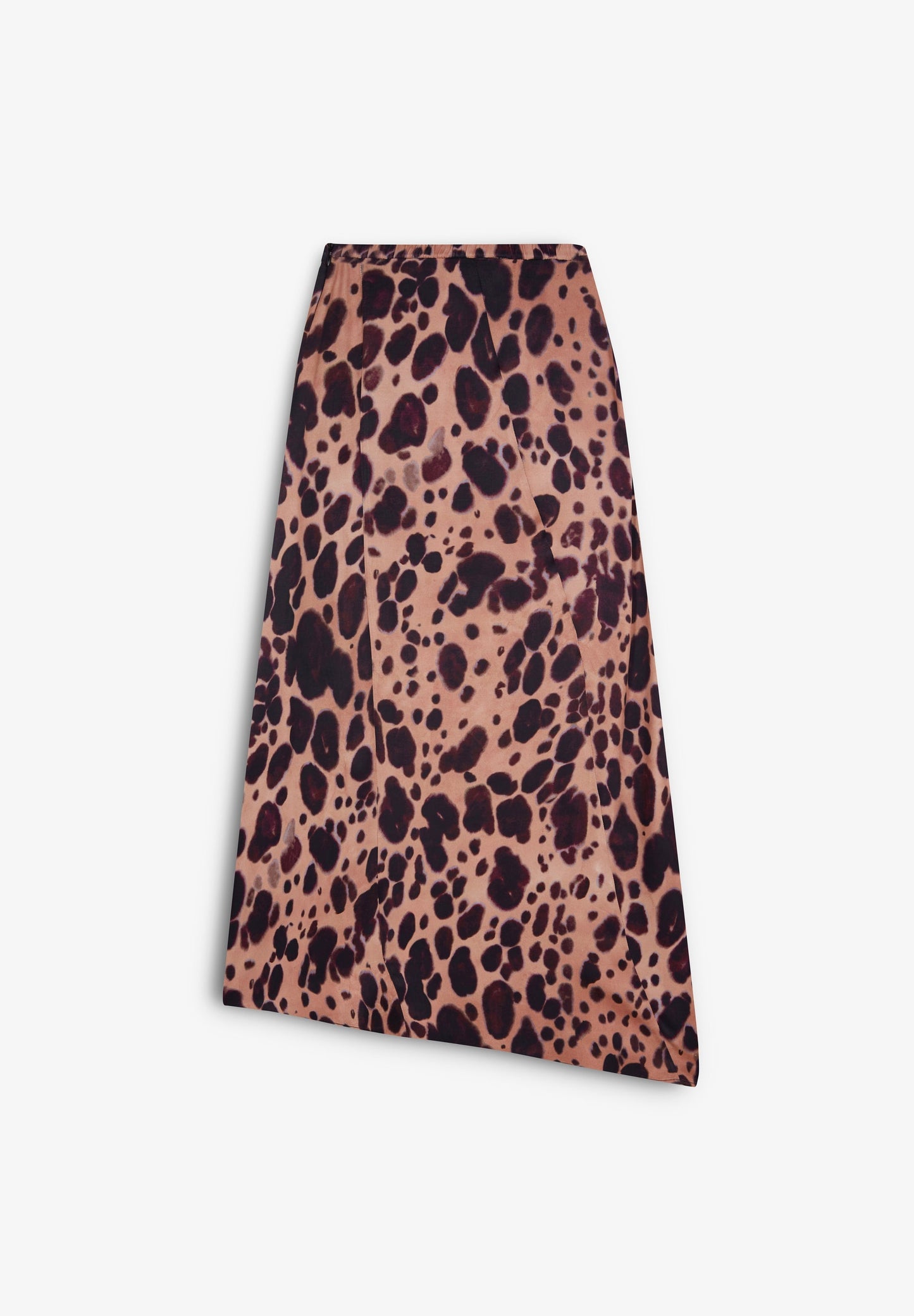 ANIMAL PRINT MIDI SKIRT