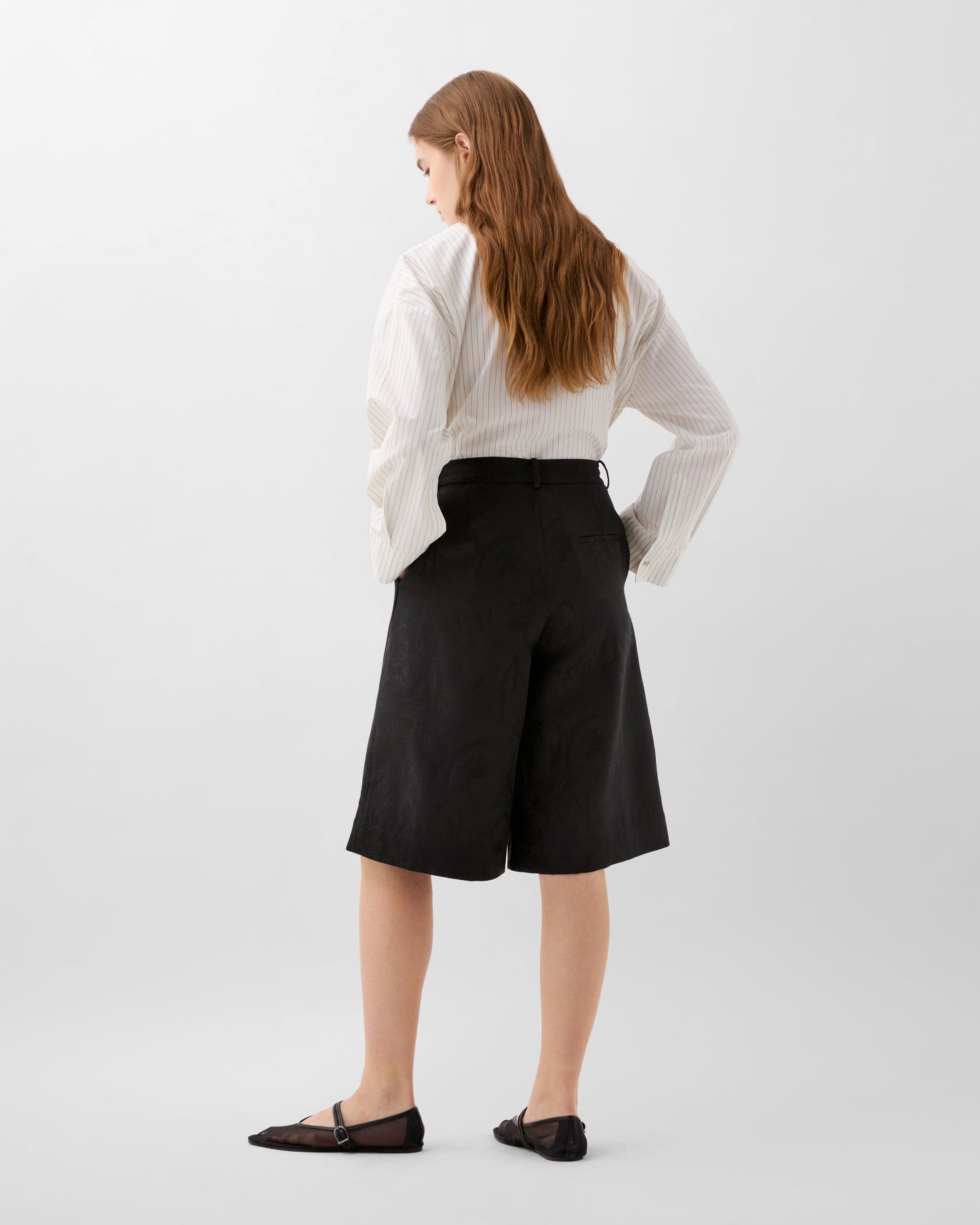 JACQUARD BERMUDA SHORTS