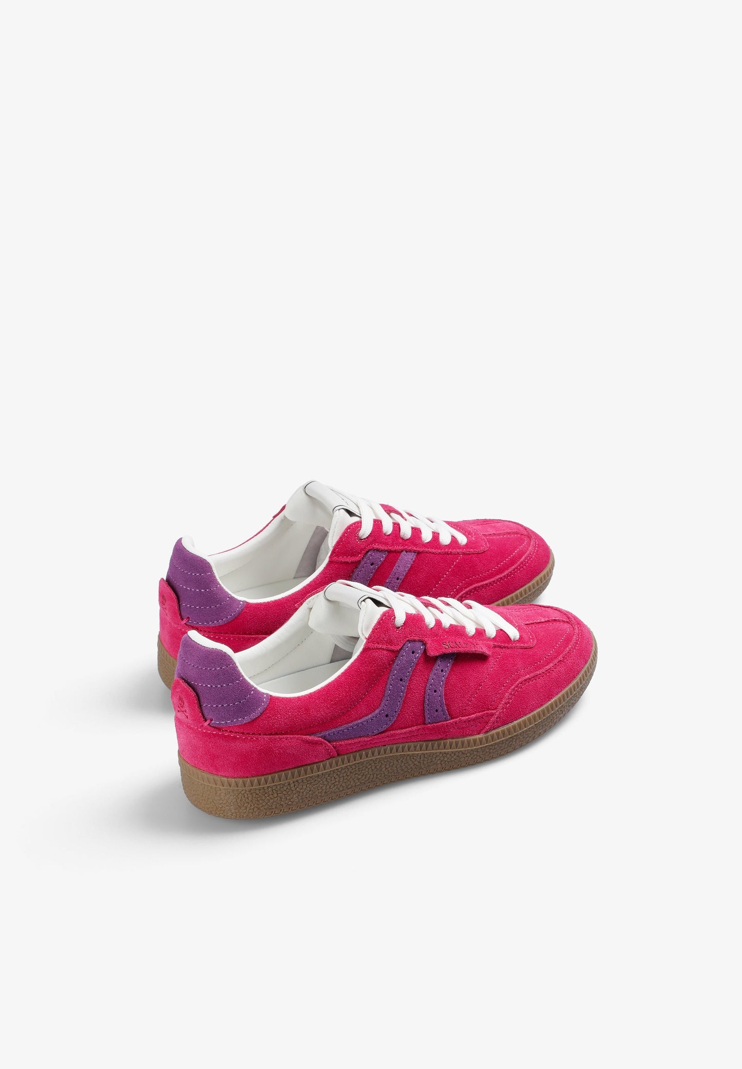 TWO-TONE LEATHER SNEAKERS