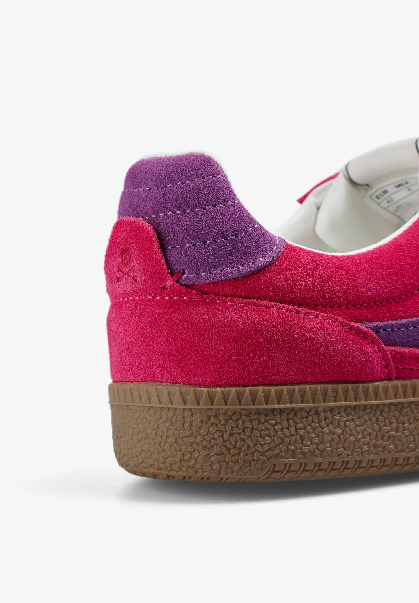 TWO-TONE LEATHER SNEAKERS