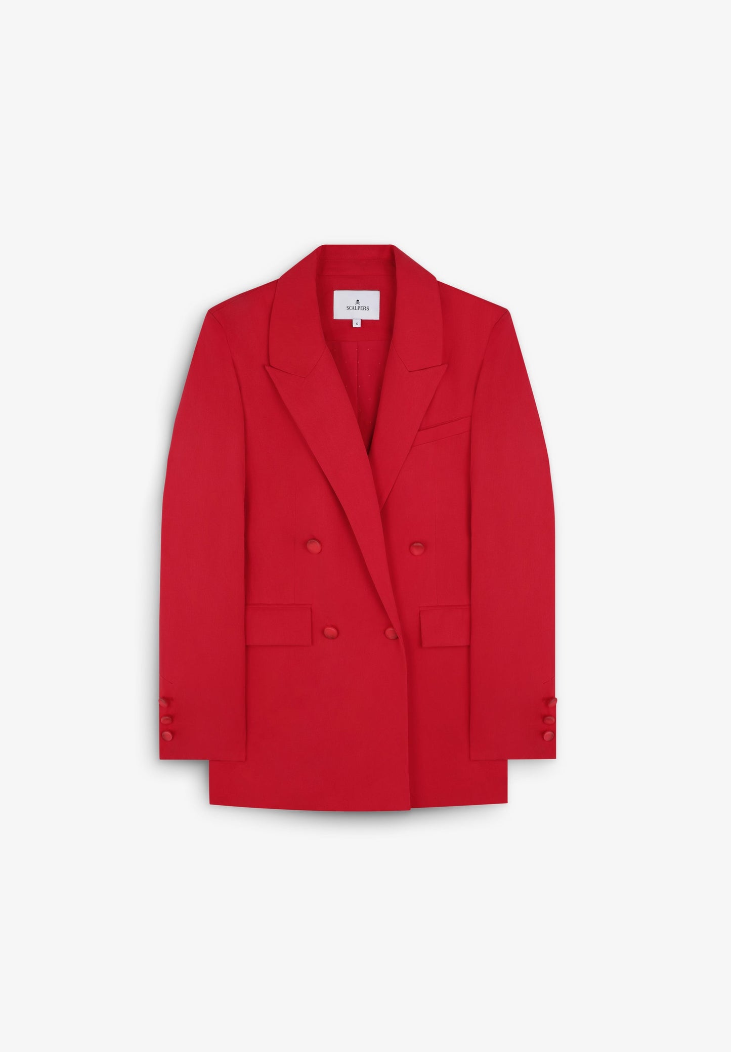 DOUBLE BREASTED FLOWING BLAZER