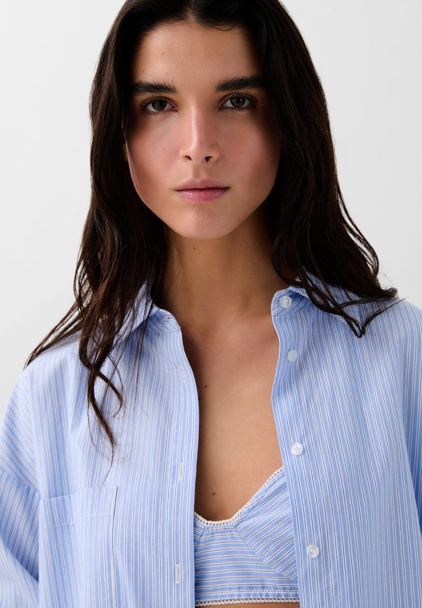 STRIPED SHIRT AND TOP
