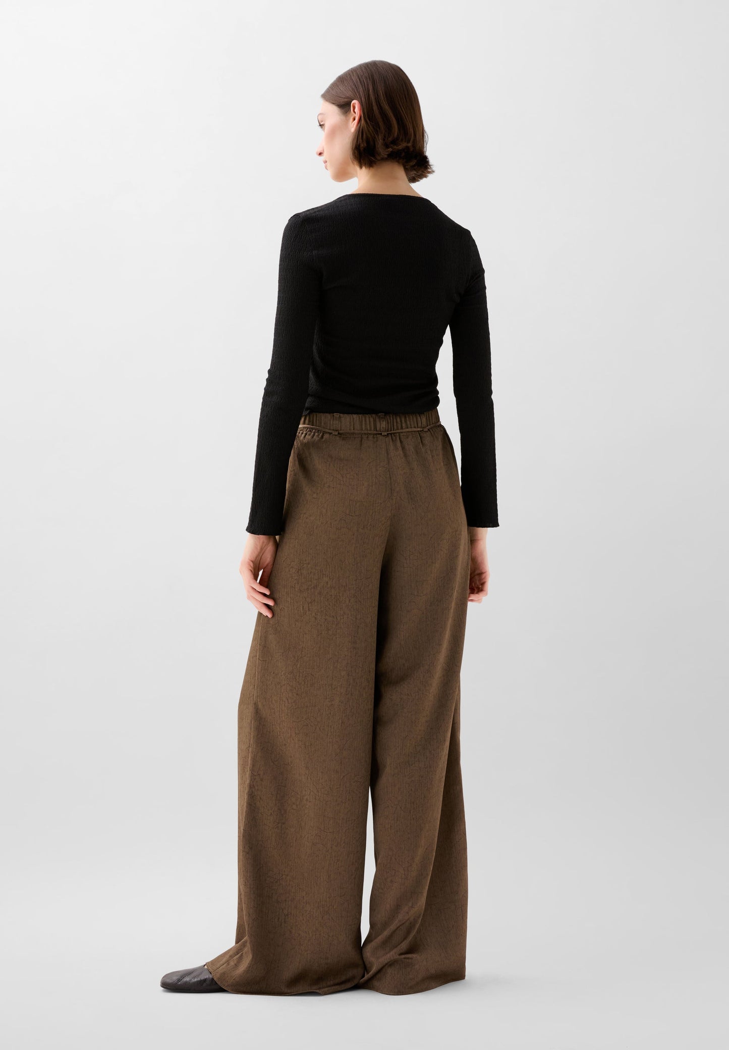 FLOWING DRAWSTRING TROUSERS