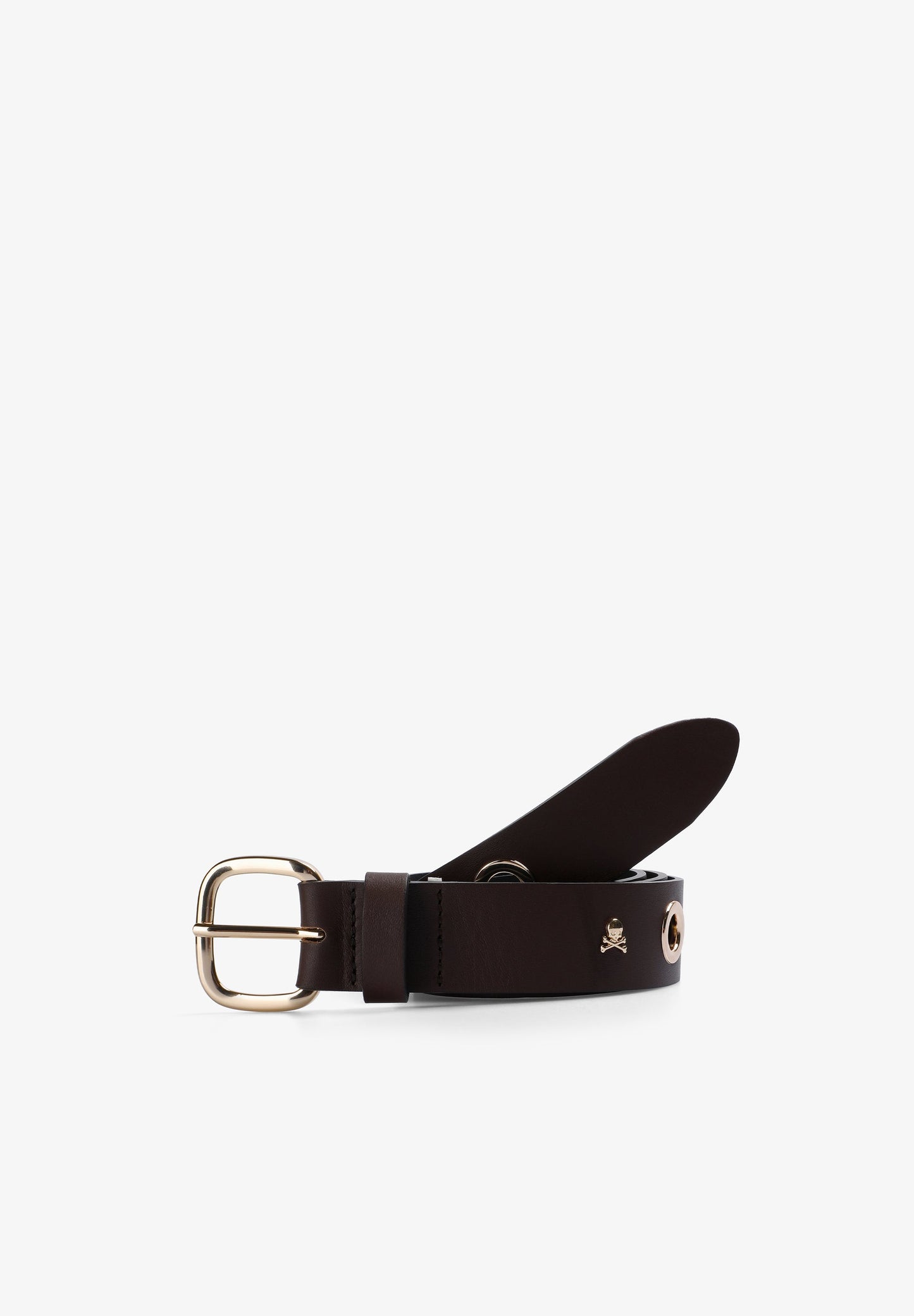 SCEYELET SKULL BELT
