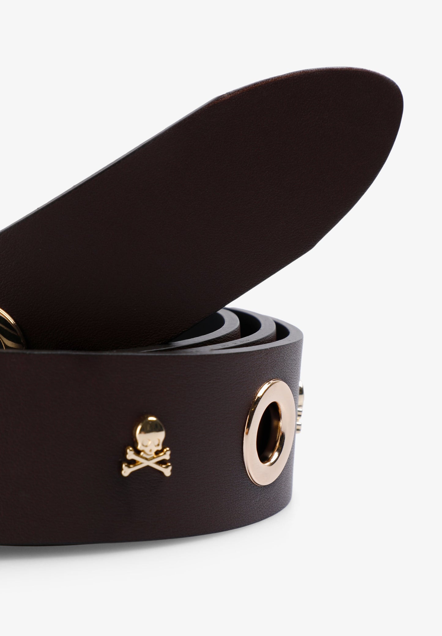 SCEYELET SKULL BELT