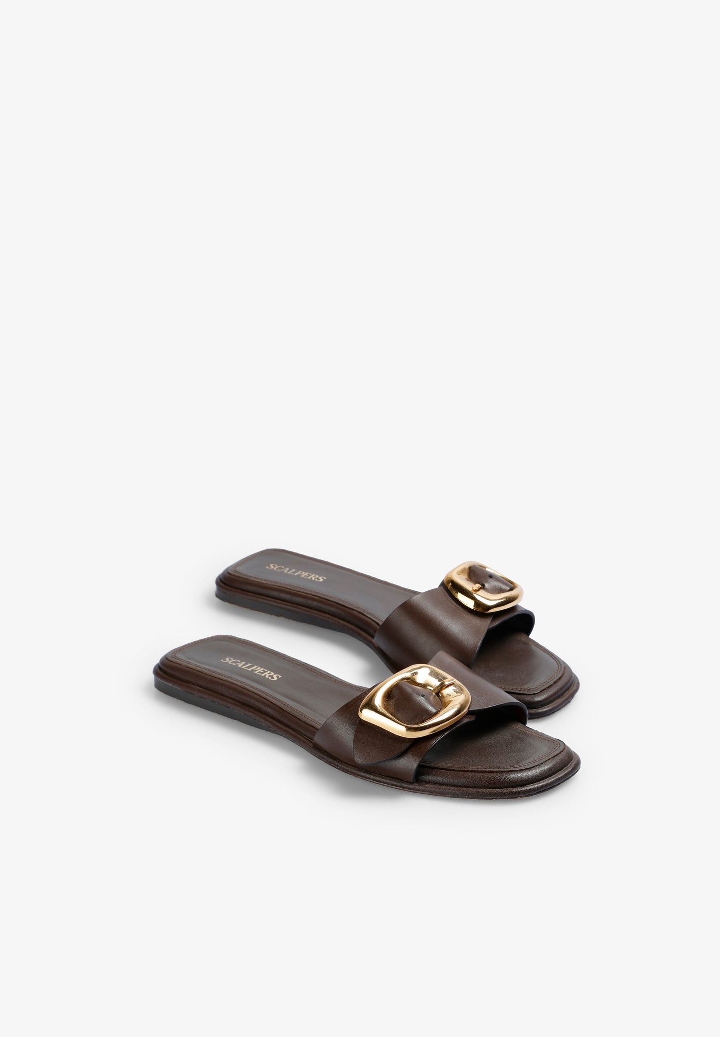 FLAT SANDALS WITH BUCKLE
