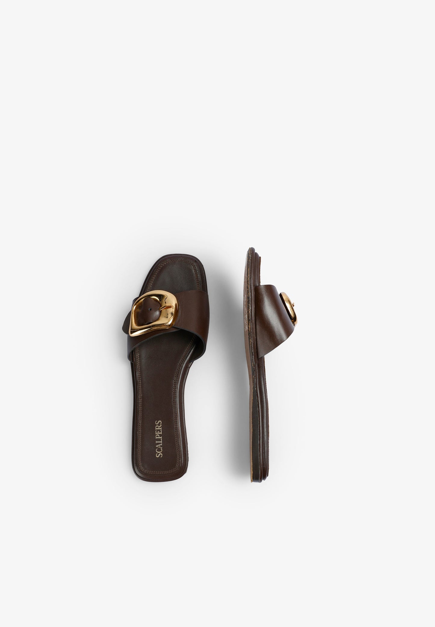 FLAT SANDALS WITH BUCKLE