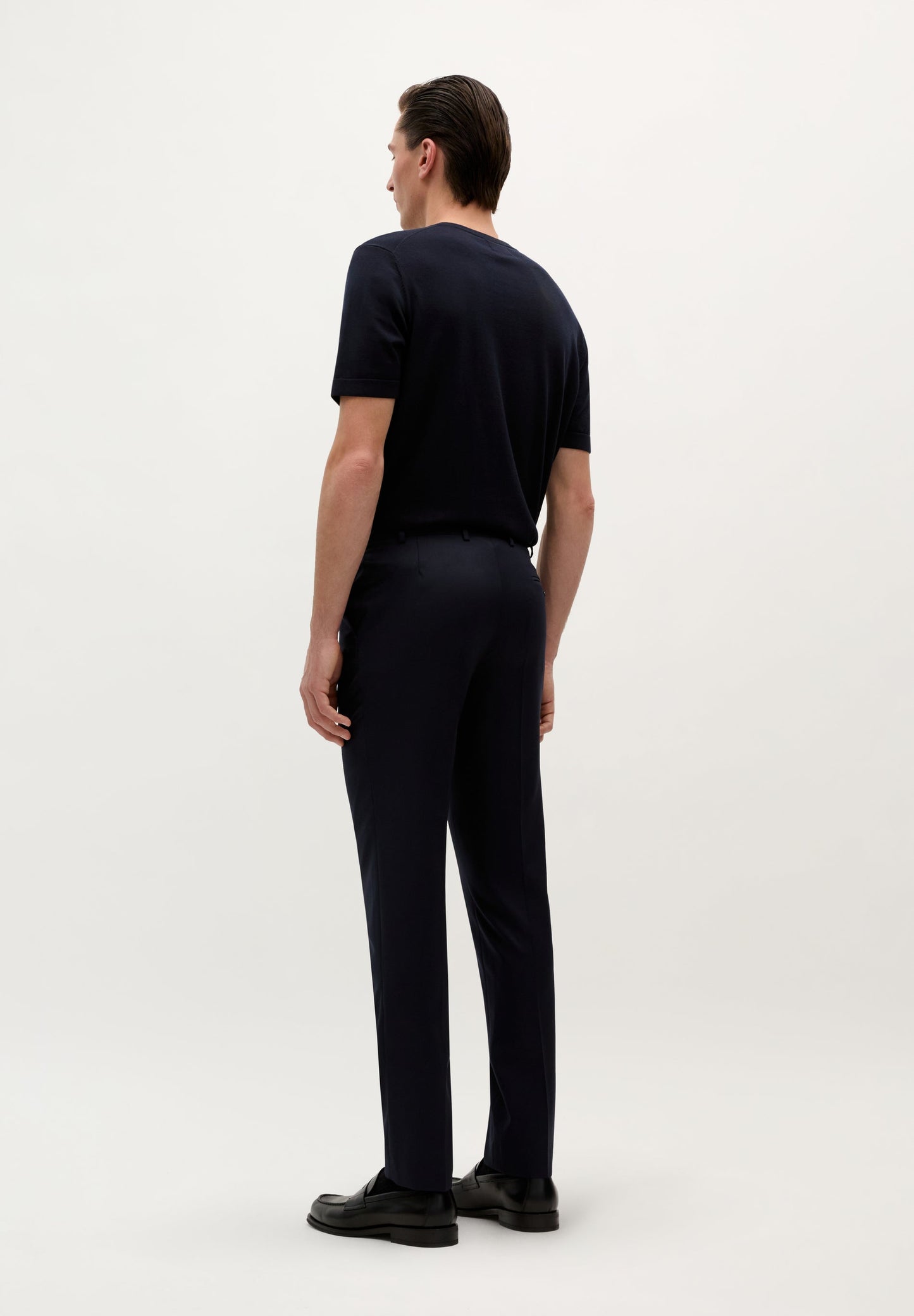 WOOL SUIT TROUSERS