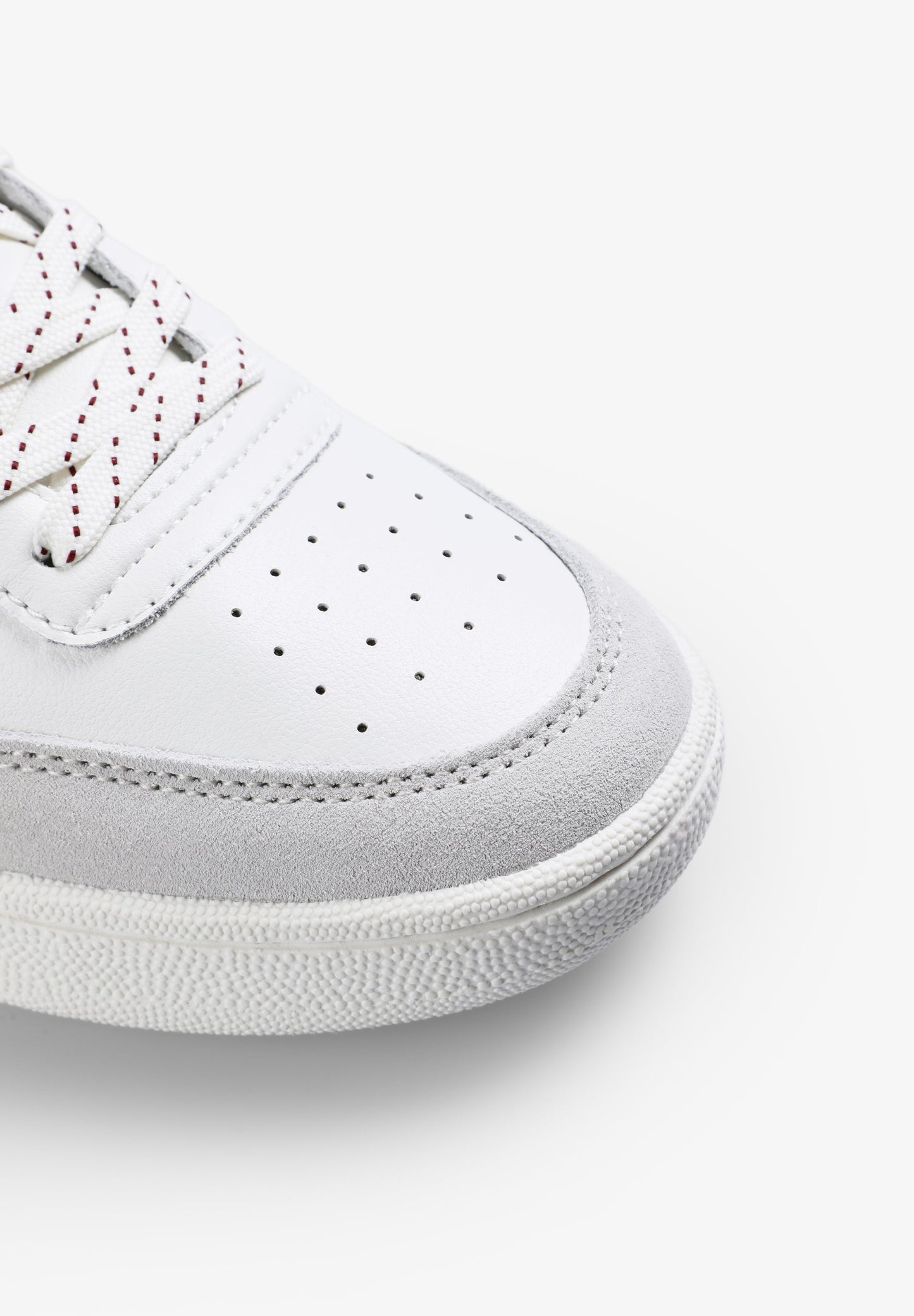 CONTRAST LEATHER SNEAKERS