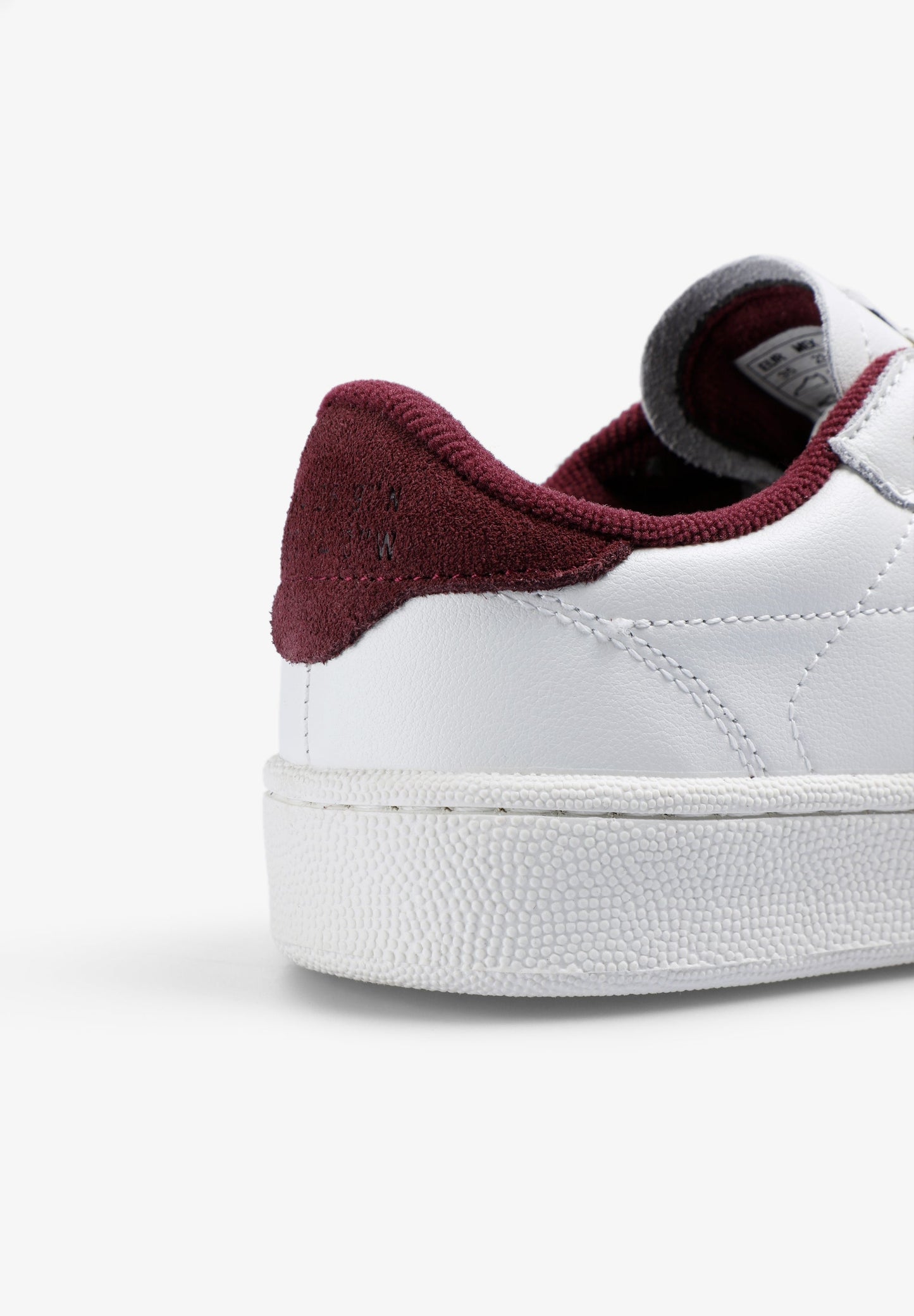 CONTRAST LEATHER SNEAKERS