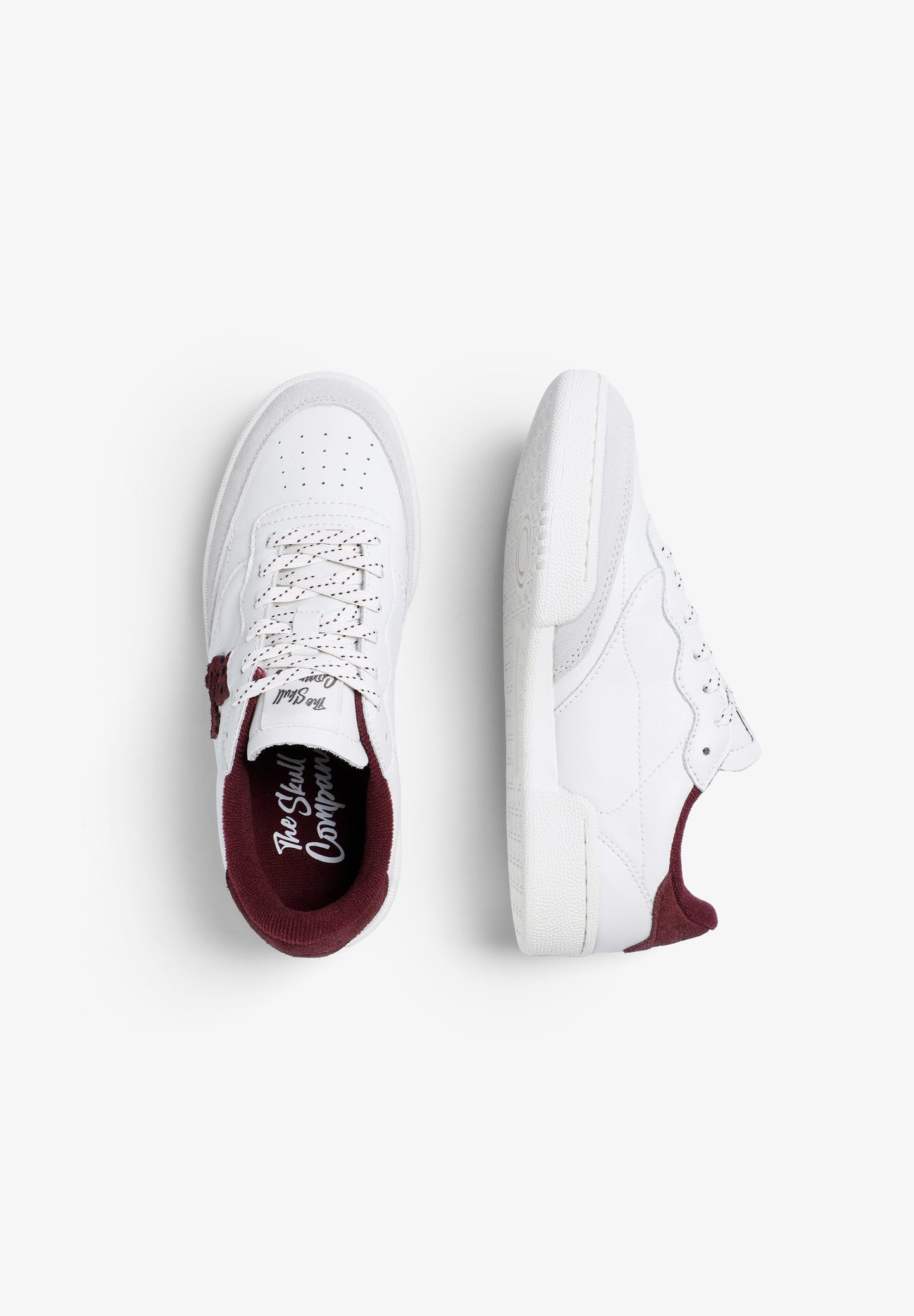 CONTRAST LEATHER SNEAKERS