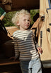 STRIPED T-SHIRT WITH CONTRAST POCKET
