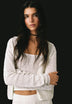 SCPOINTELLE WHITE CARDIGAN