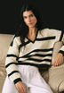 STRIPED CROCHET SWEATER
