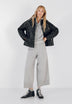 LEATHER PUFF JACKET