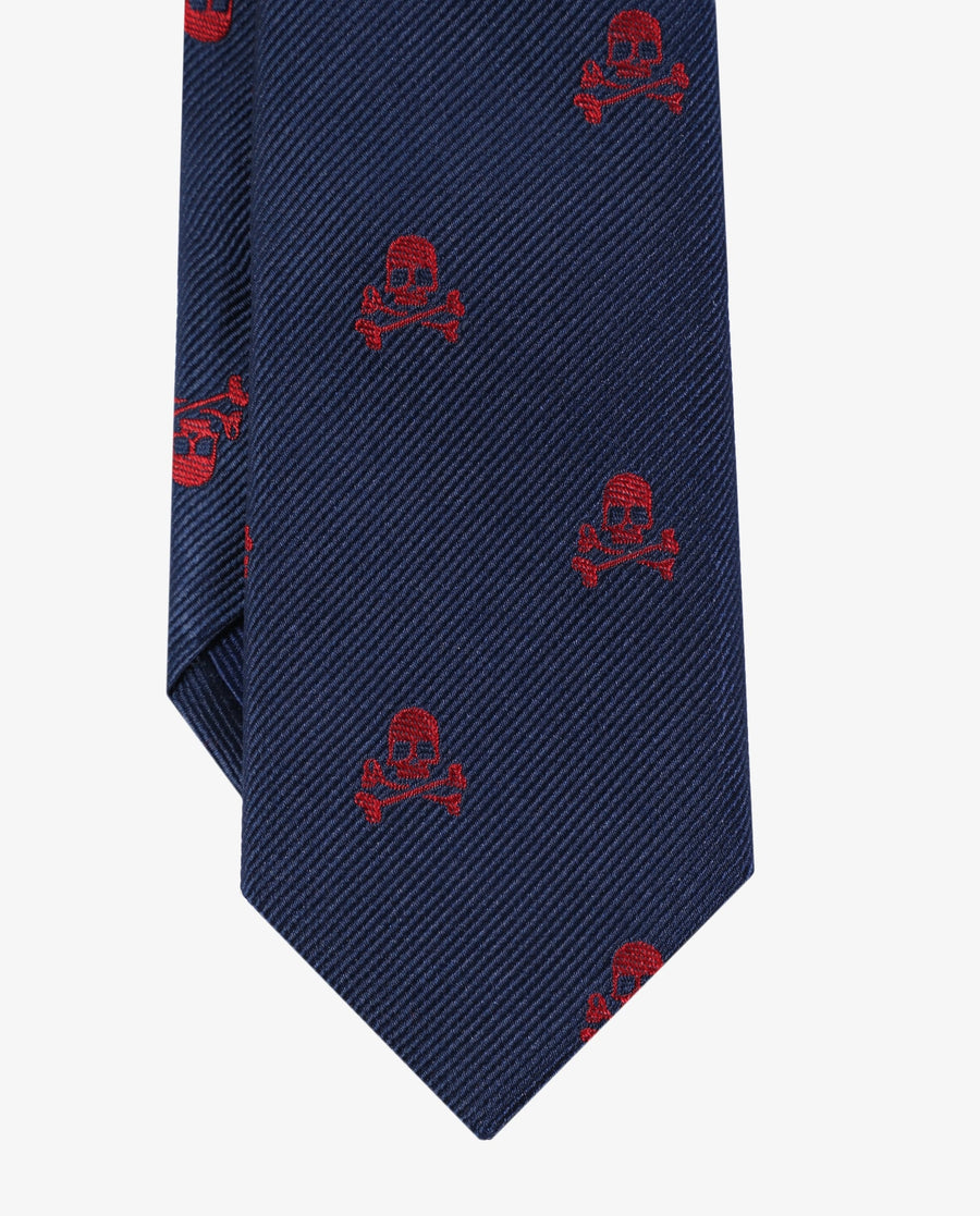 TIE WITH SKULL ALL-OVER-PRINT