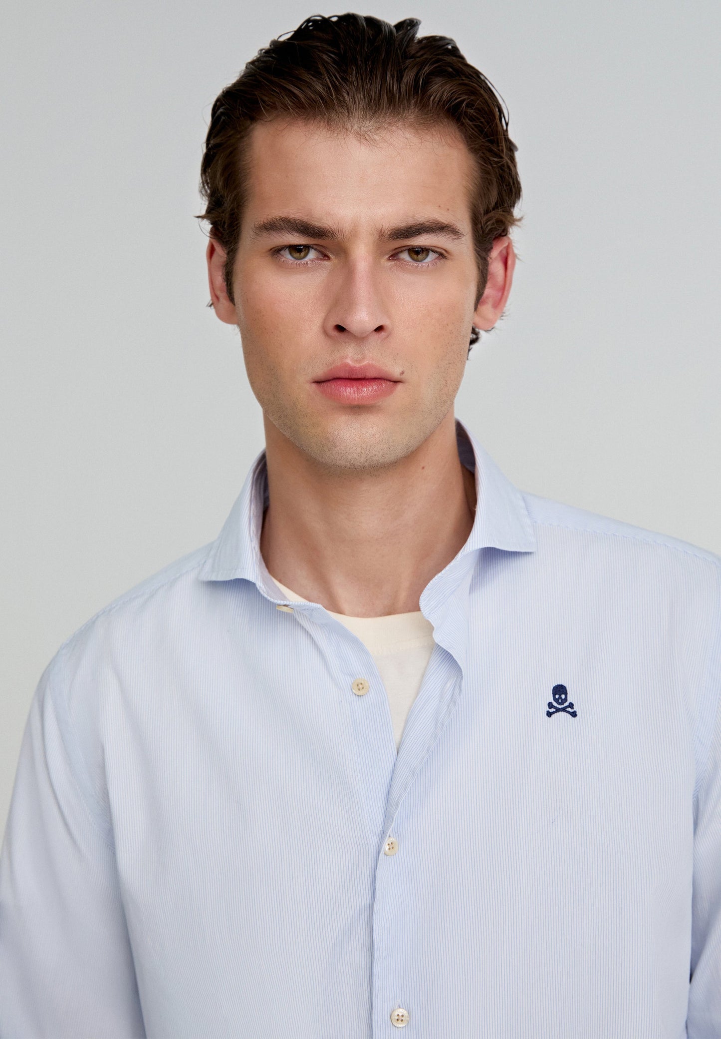 SHIRT WITH CONTRAST SKULL