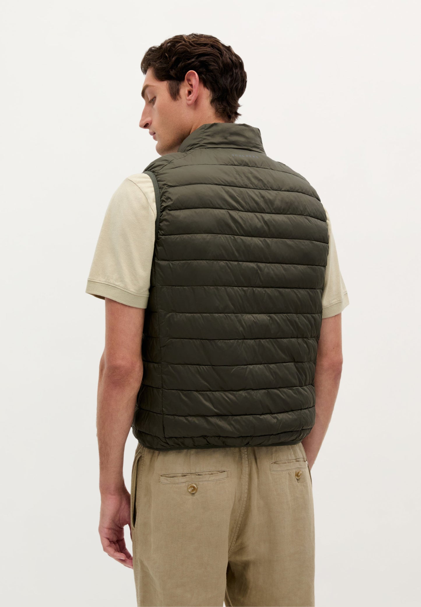 PUFFER VEST WITH SKULL