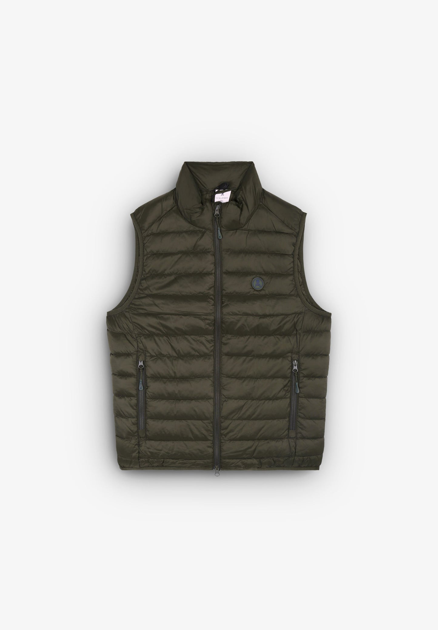 PUFFER VEST WITH SKULL