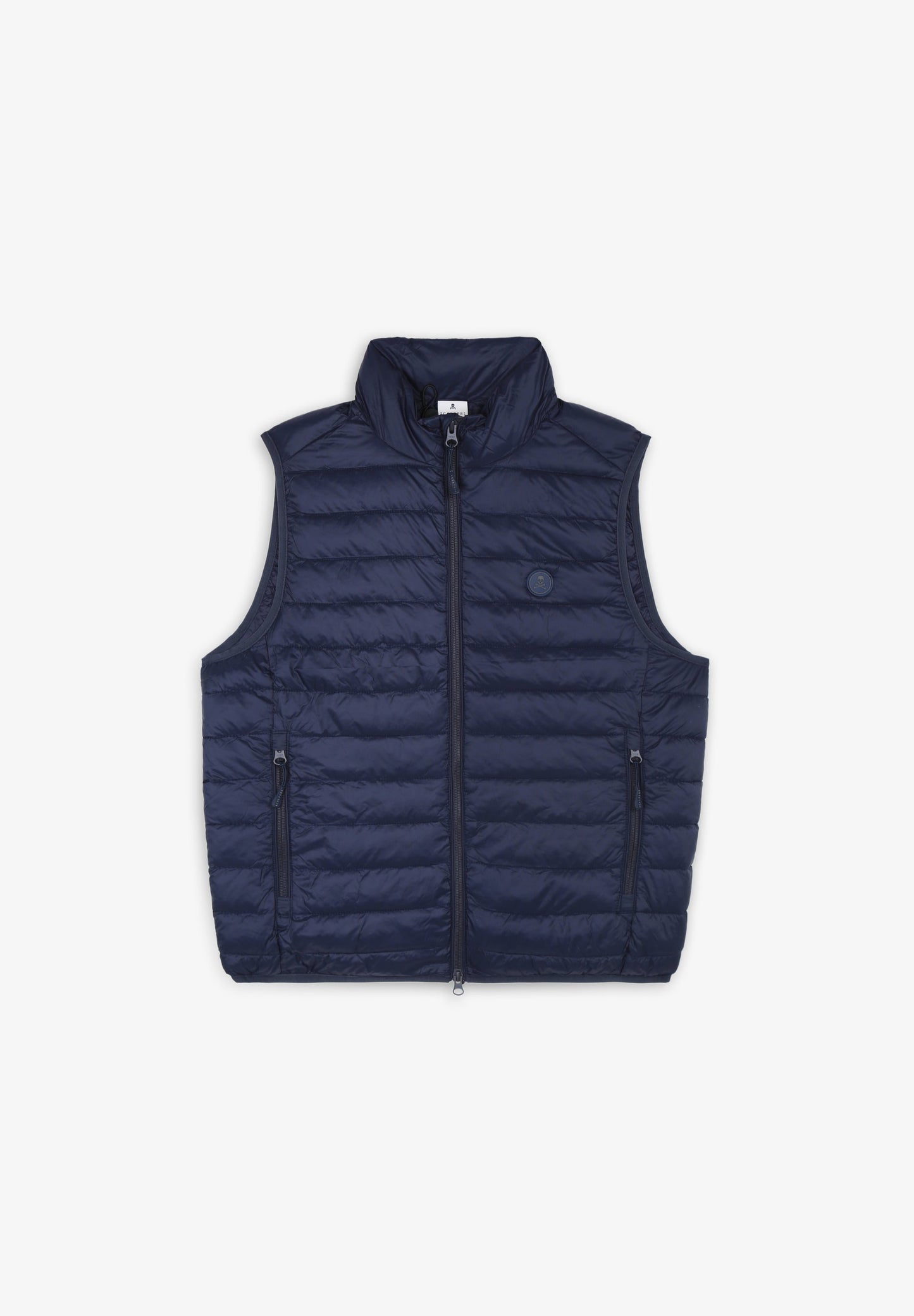 PUFFER VEST WITH SKULL