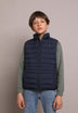 QUILTED GILET WITH SKULL