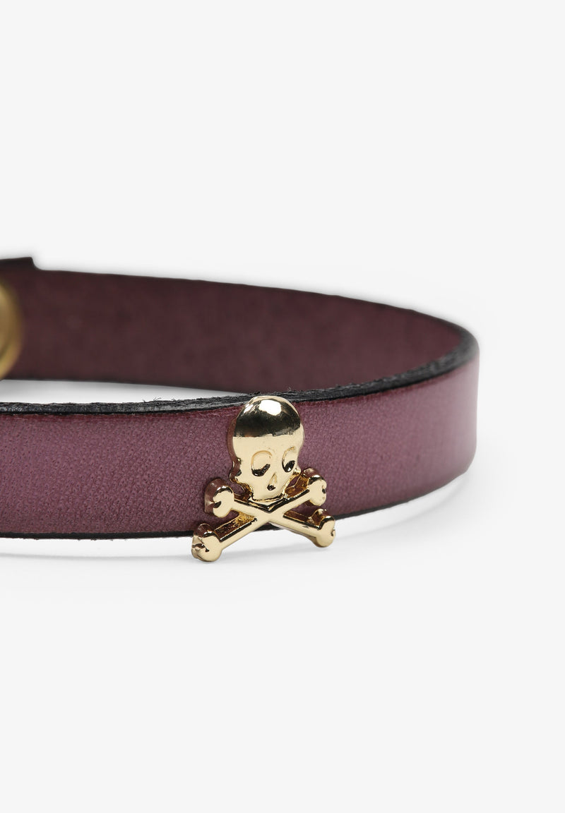 BRACELET WITH CENTRAL SKULL