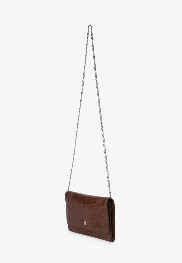LEATHER MULTI-POSITION CLUTCH BAG