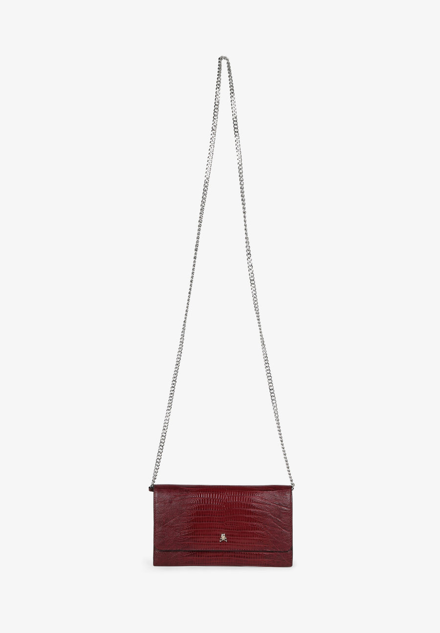 LEATHER MULTI-POSITION CLUTCH BAG