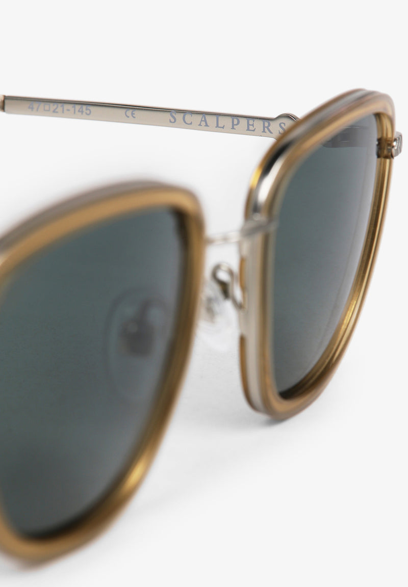 SQUARE METAL SUNGLASSES
