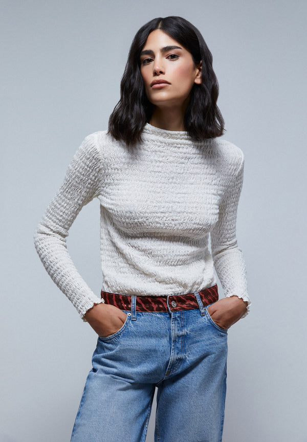 PERKINS TEXTURED T-SHIRT