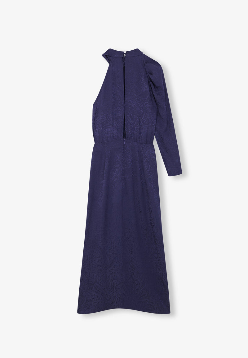 ASYMMETRIC JACQUARD DRESS
