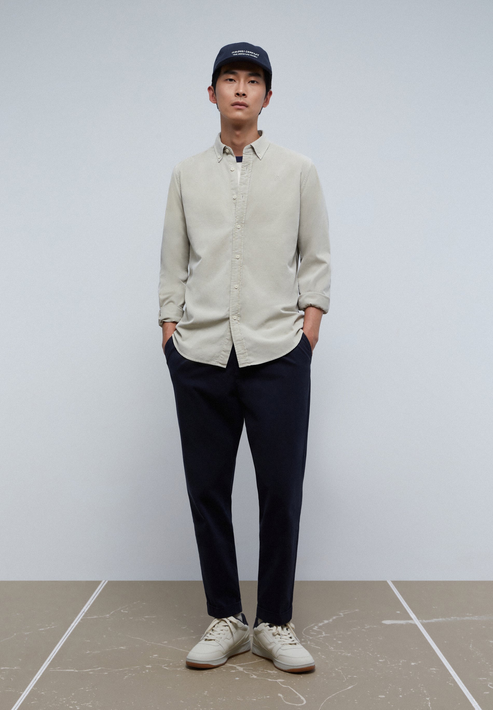 CORDUROY SHIRT WITH SKULL