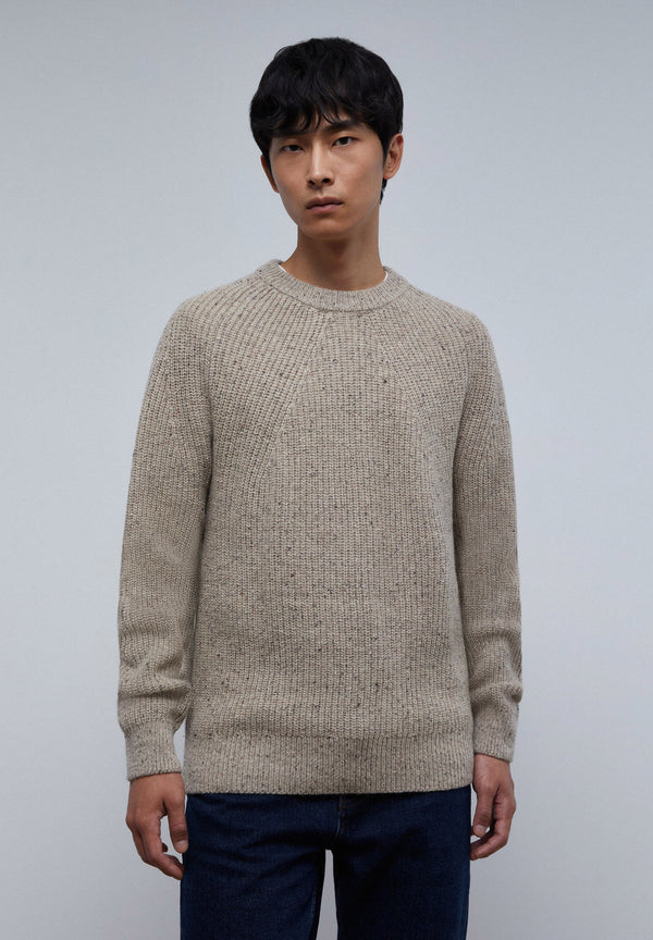 PREMIUM RIBBED SPECKLED SWEATER