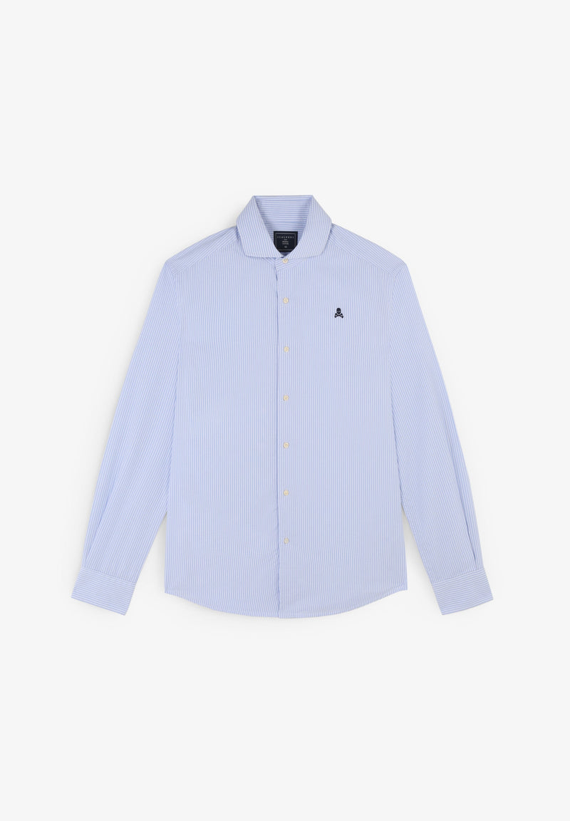 CONTRAST SKULL SHIRT
