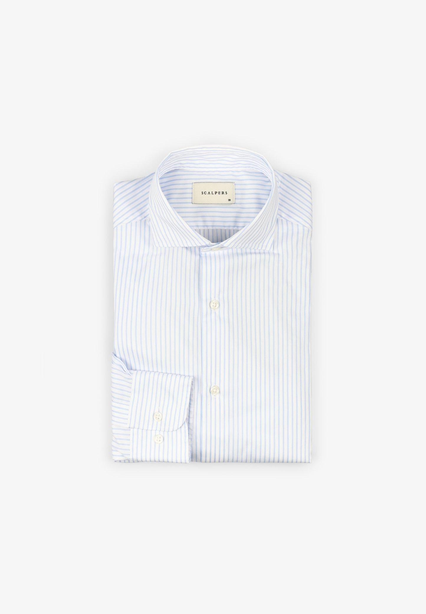 MIXED CUFF DRESS SHIRT