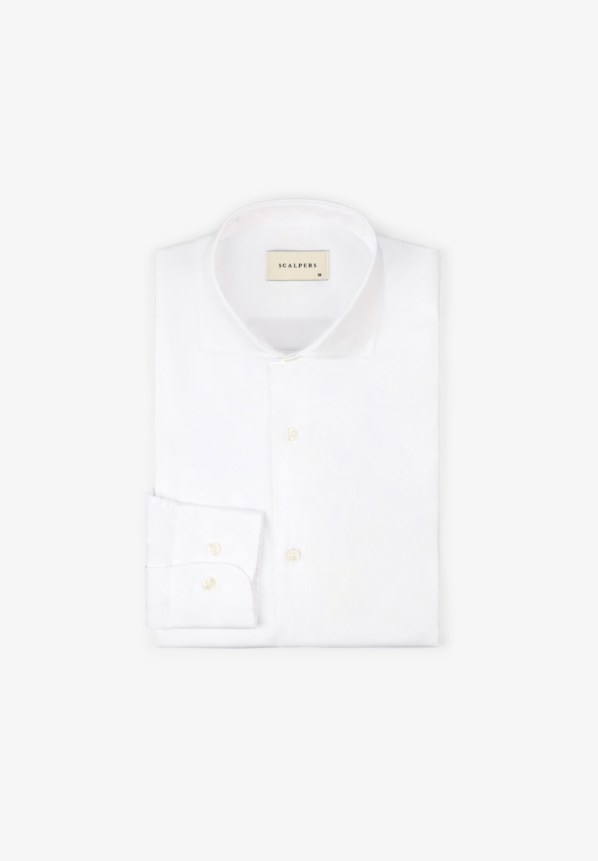 MIXED CUFF DRESS SHIRT