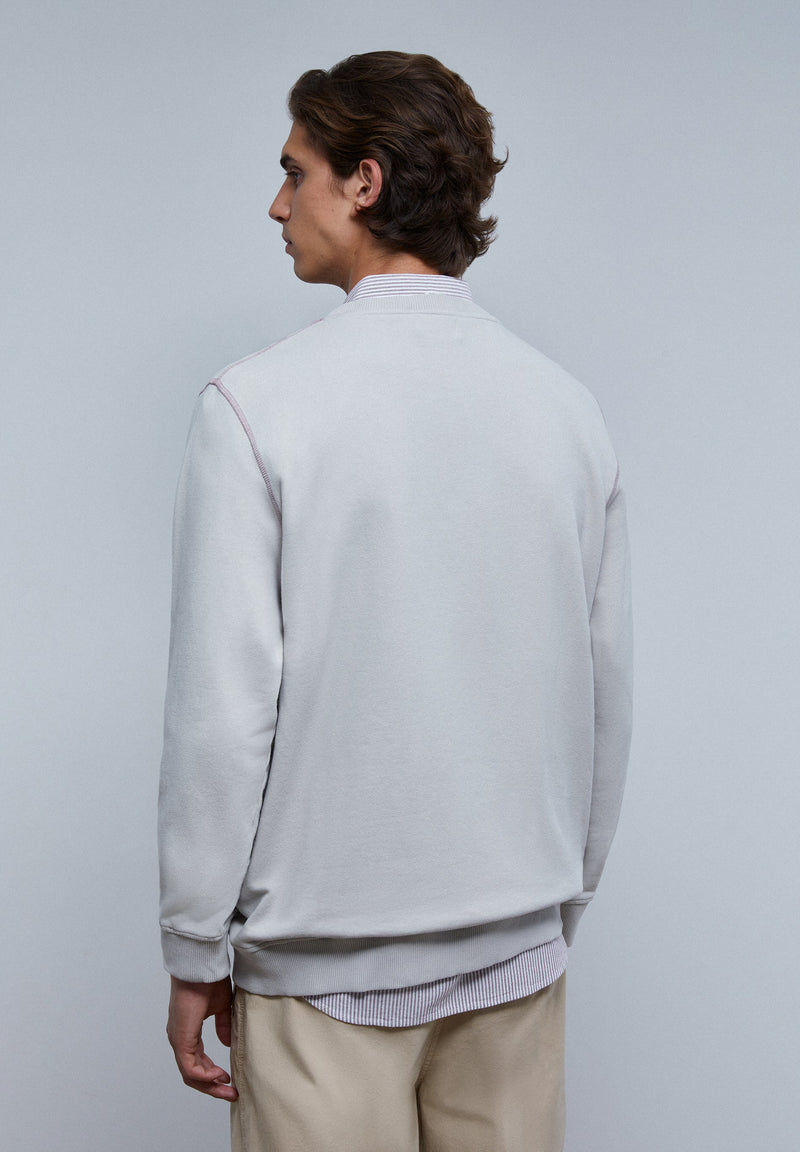 SWEATSHIRT WITH NEON SEAMS