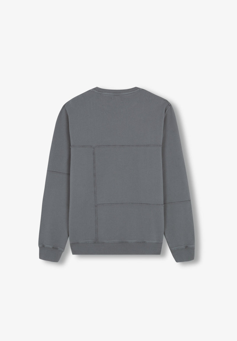 LABELLED CUT-OUT SWEATSHIRT